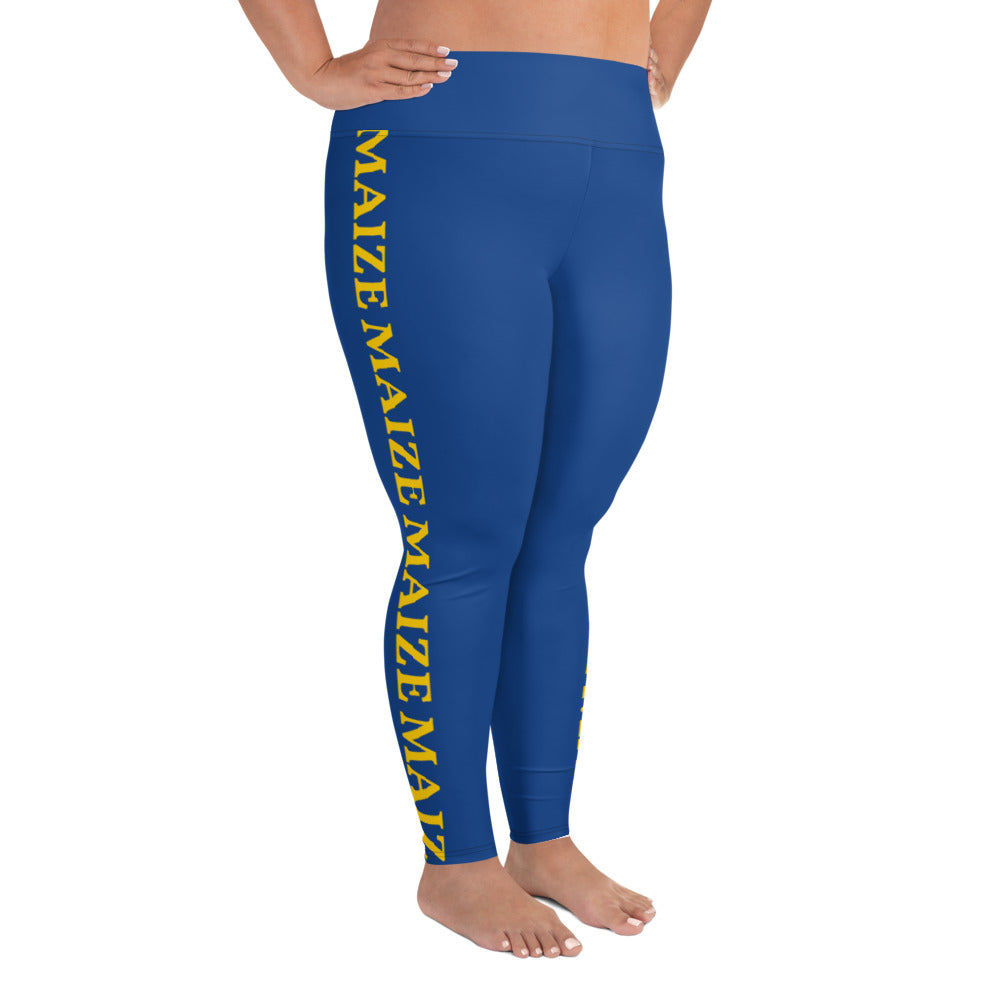 Maize Print Plus Size Leggings