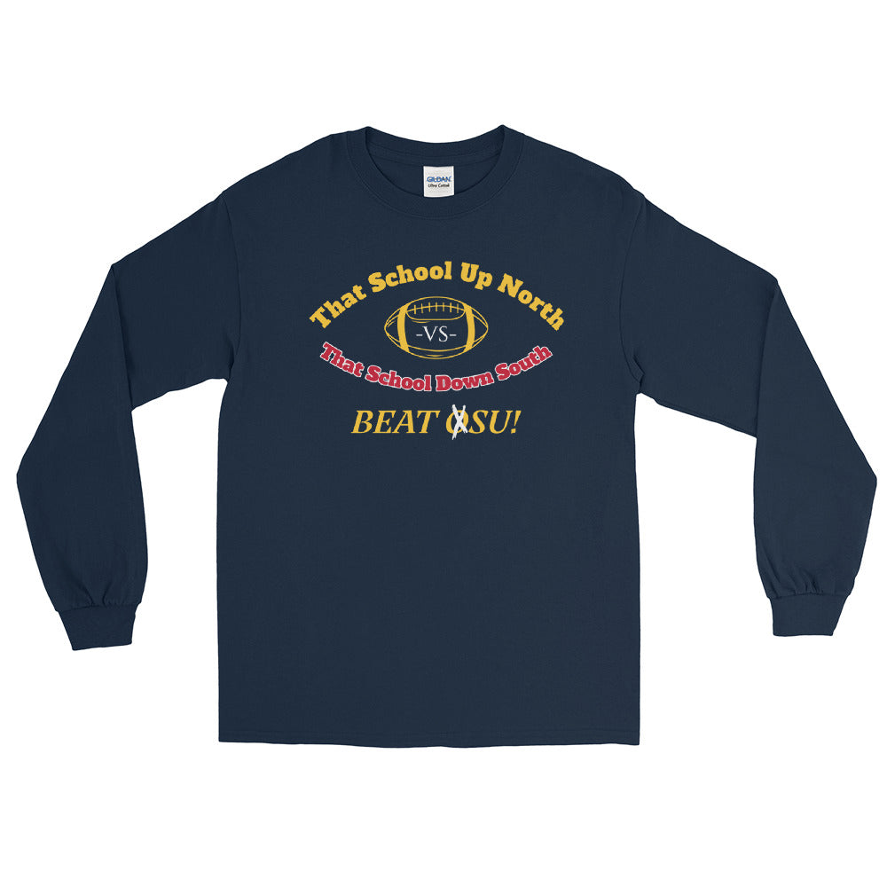 North/South Game Men’s Long Sleeve Shirt
