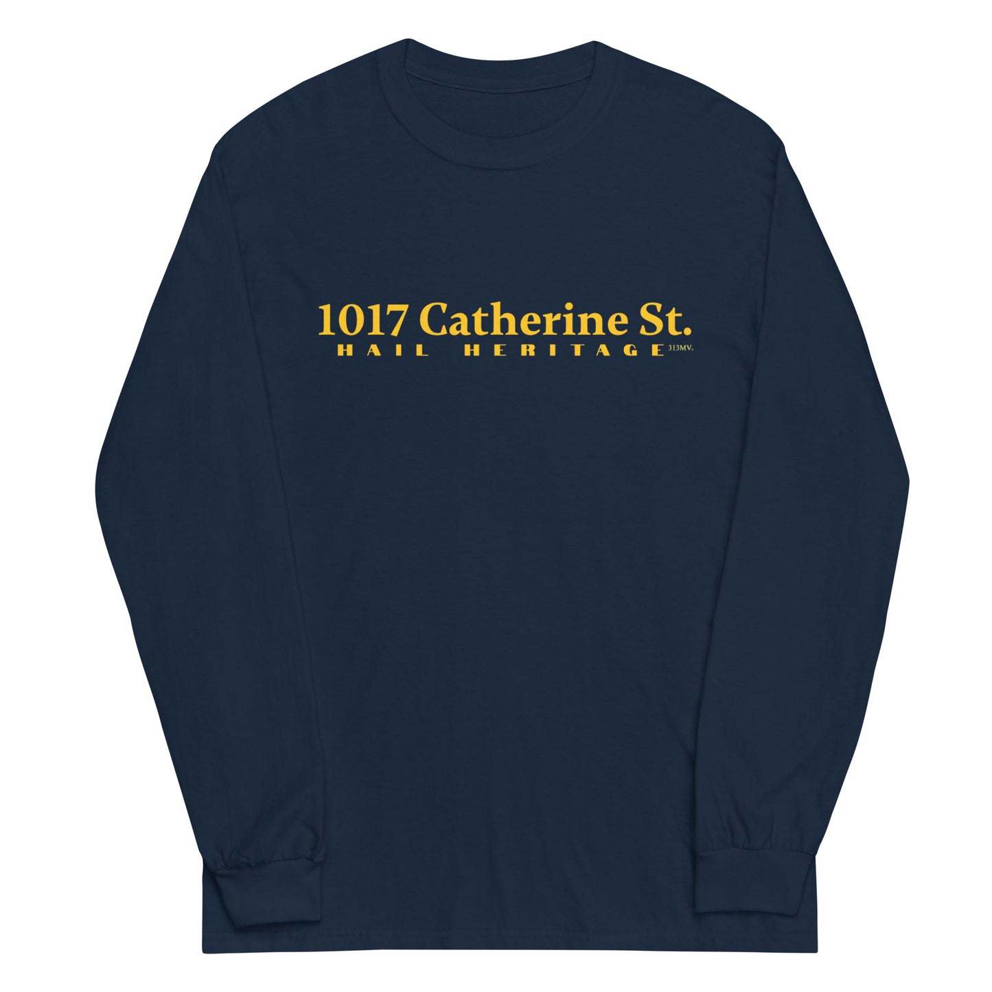 1017 Catherine St. Men’s Long Sleeve Shirt