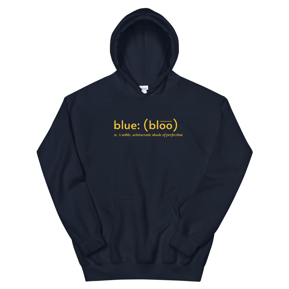 Blue Unisex Hoodie
