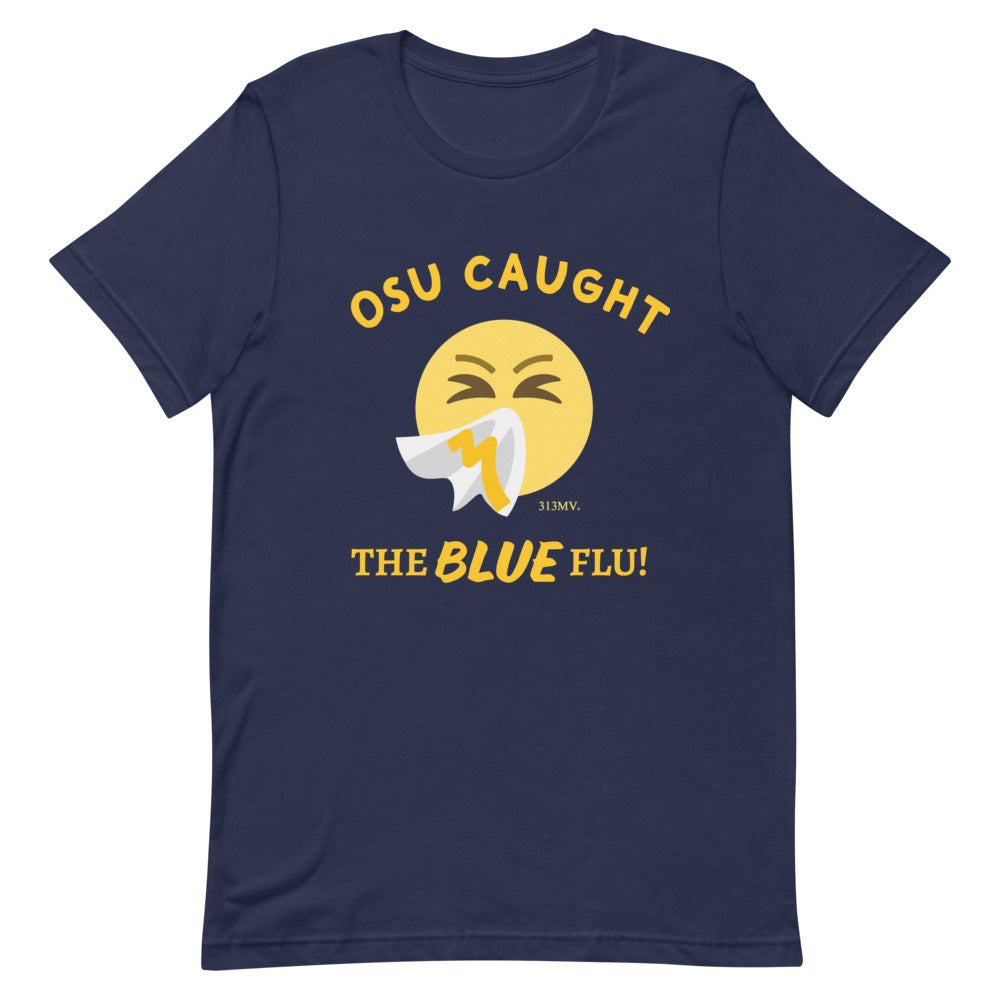 Blue Flu Short-Sleeve Unisex T-Shirt