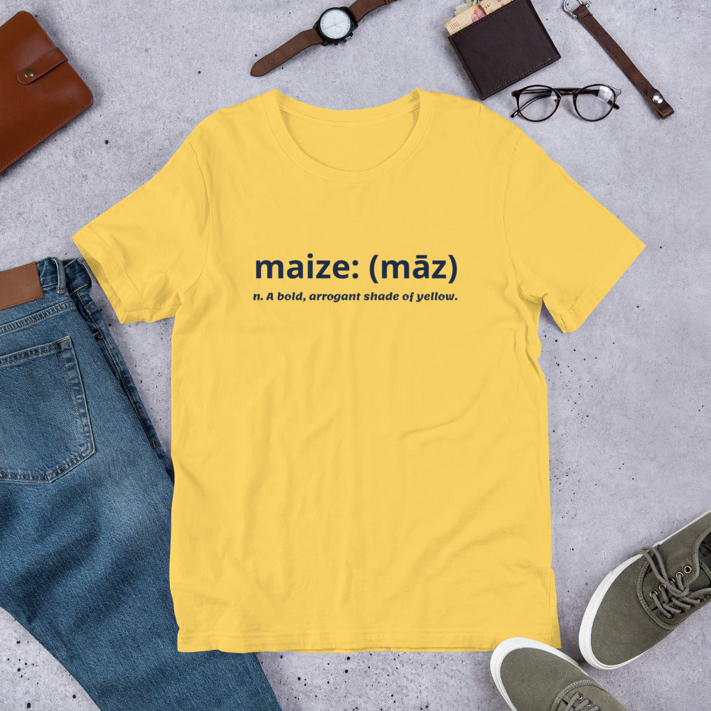 Maize store yellow shirt