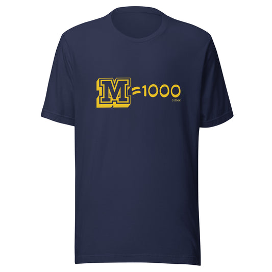 M= 1K Unisex t-shirt