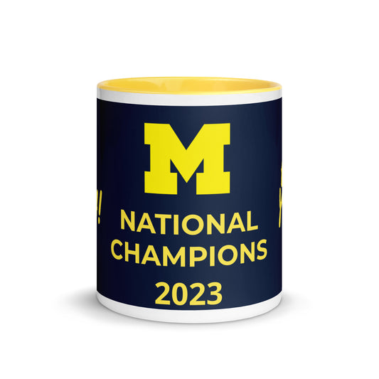 Hail Yeah...2023 National Champs Mug with Color Inside