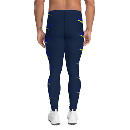 Blue Men's Leggings