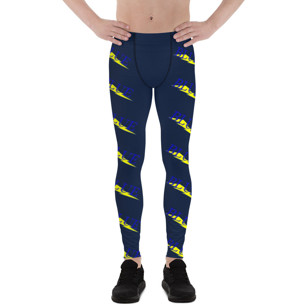Blue Men's Leggings