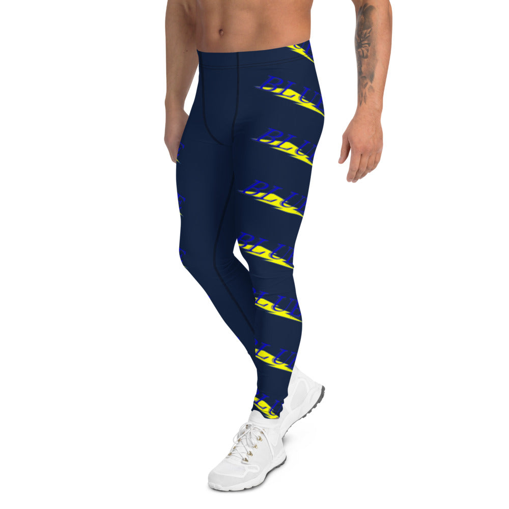 Blue Men's Leggings