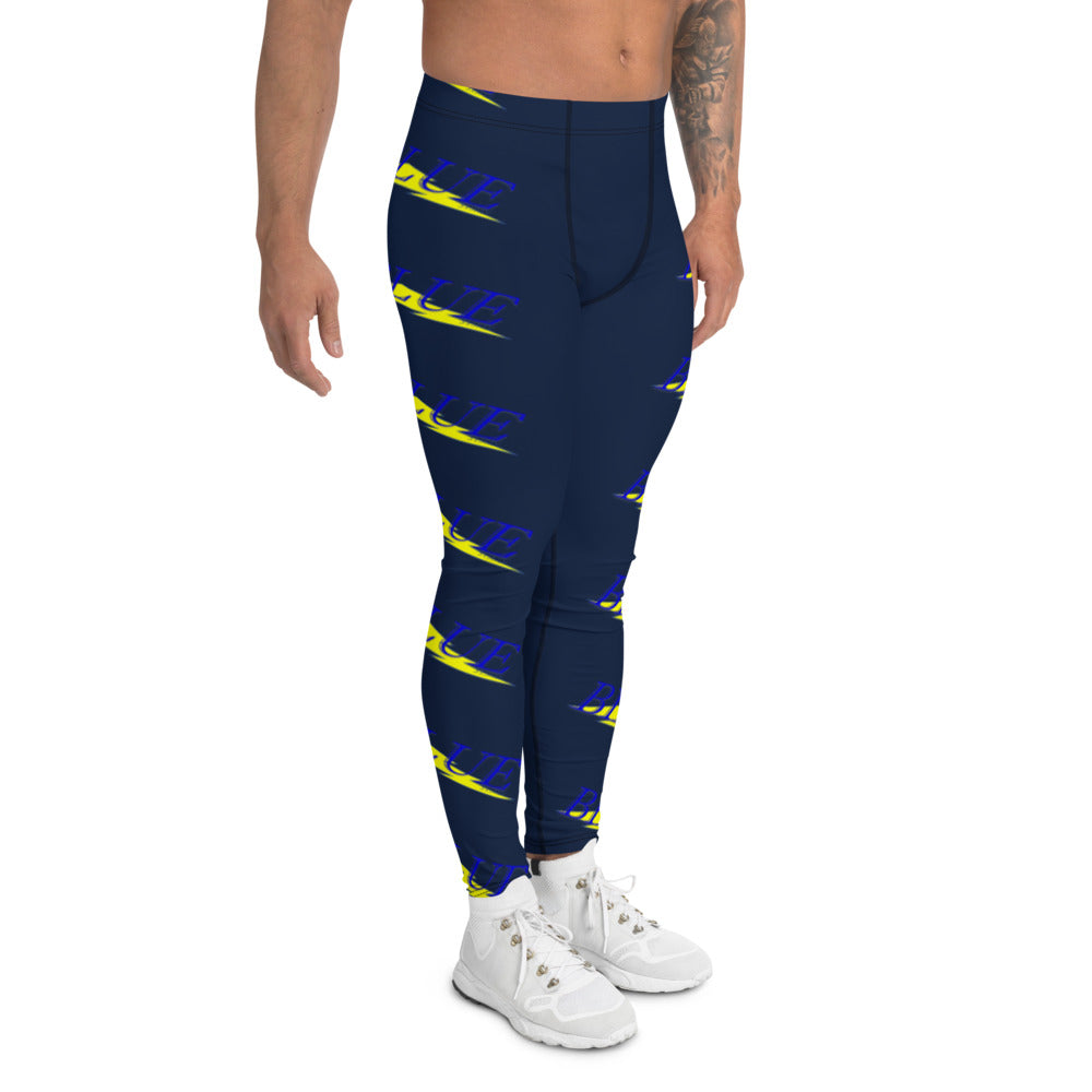 Blue Men's Leggings