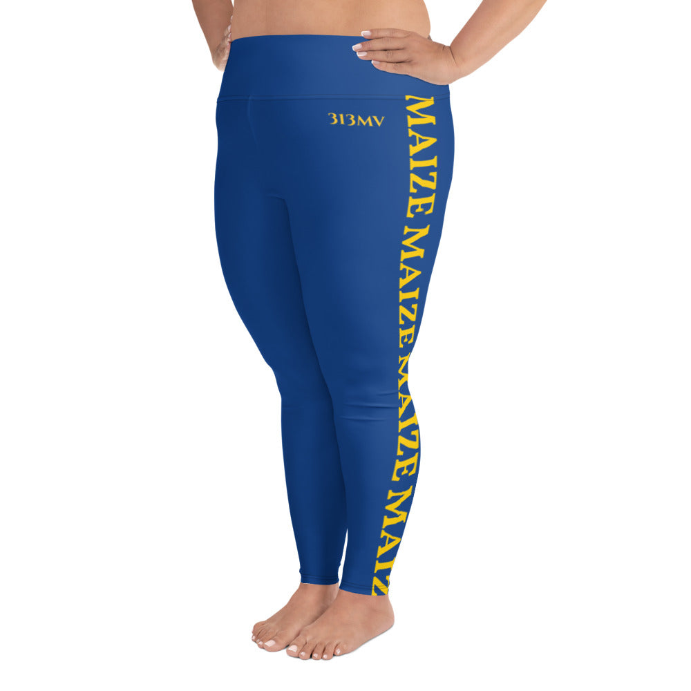 Maize Print Plus Size Leggings