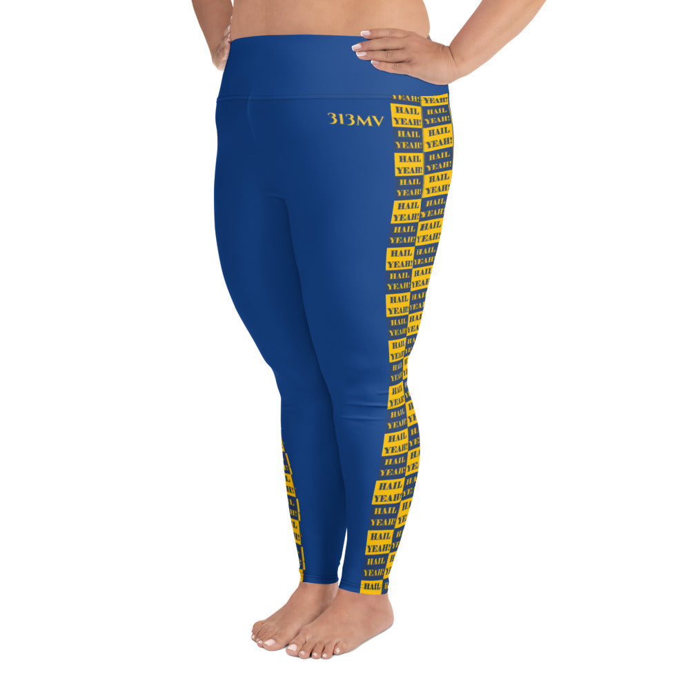 Hail Yeah Print Plus Size Leggings