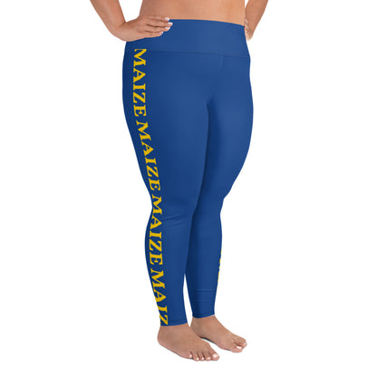 Maize Print Plus Size Leggings