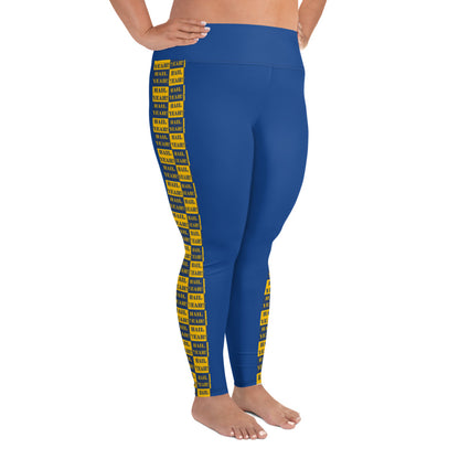 Hail Yeah Print Plus Size Leggings