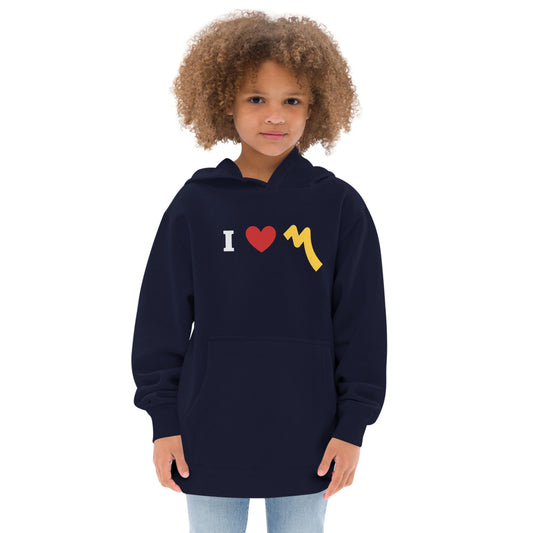 Michigan Emoji Kids fleece hoodie