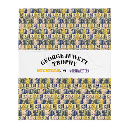 George Jewett Trophy Commemorative Throw Blanket
