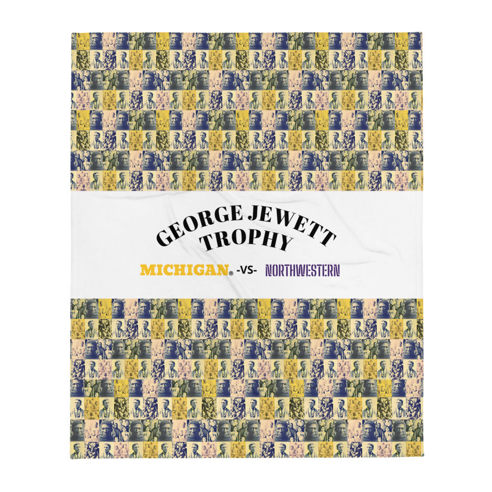 George Jewett Trophy Commemorative Throw Blanket
