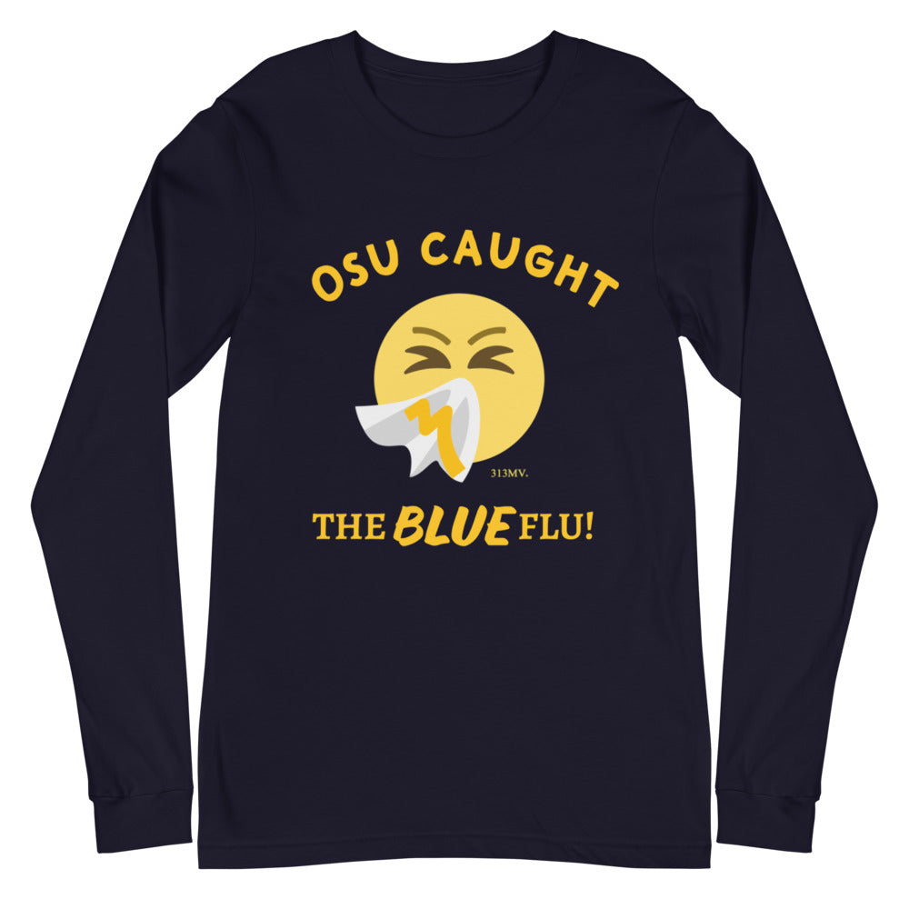 Blue Flu Unisex Long Sleeve Tee
