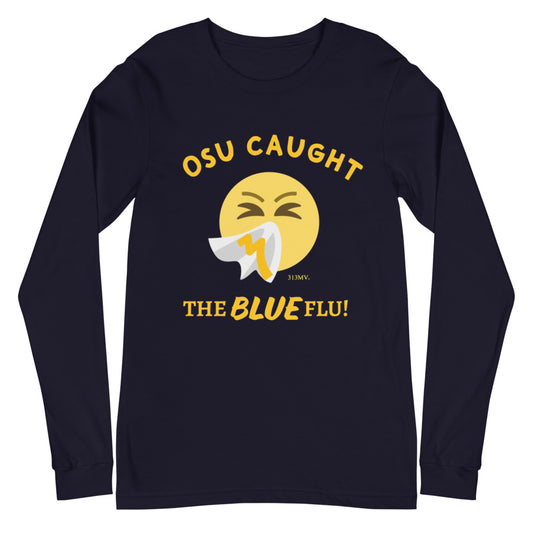 Blue Flu Unisex Long Sleeve Tee